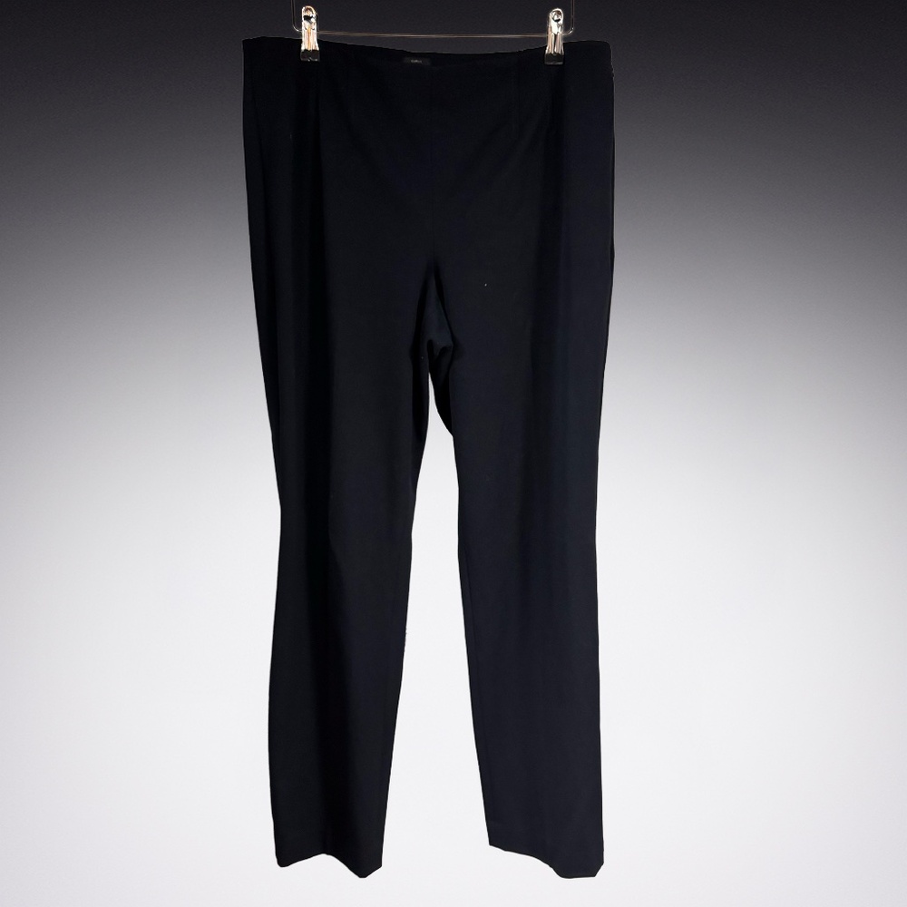 Navy Blue Talbots Curvy Fit Cropped Pants